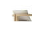 Emory Single Acacia Wood Club Lounge Chair With Light Teak Finish