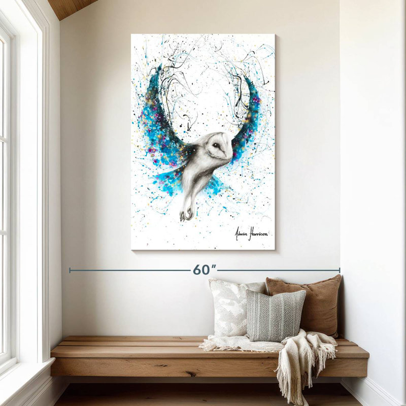 Brampt Mystical Owl, 48" H x 32" W