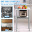 Table de préparation en acier inoxydable, 61 x 46 x 91 cm, capacité de charge de 272 kg, table de travail robuste en métal avec tablette inférieure et pieds réglables, poste de travail professionnel pour cuisine, restaurant, garage ou jardin.-90976185