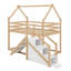 Lit superposé simple au-dessus de simple avec glissade et escalier, structure de lit mezzanine / lit superposé en bois avec rangement-1499880914