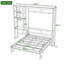 Grand lit escamotable en bois avec tablettes, bureau et lattes-1074746931
