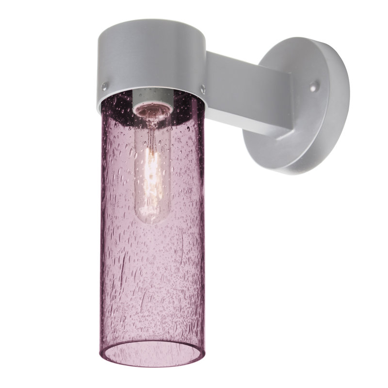 Cattalina Wall Light, Plum, Silver, 11.5" H x 5" W x 8.5" D