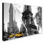« paris new york », reproduction de photo sur toile tendue encadrée-15194388