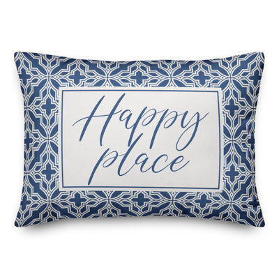  Housse de coussin rectangulaire et insert Happy Place Quatrefoils