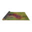 Tapis vert à motif abstrait-553302549