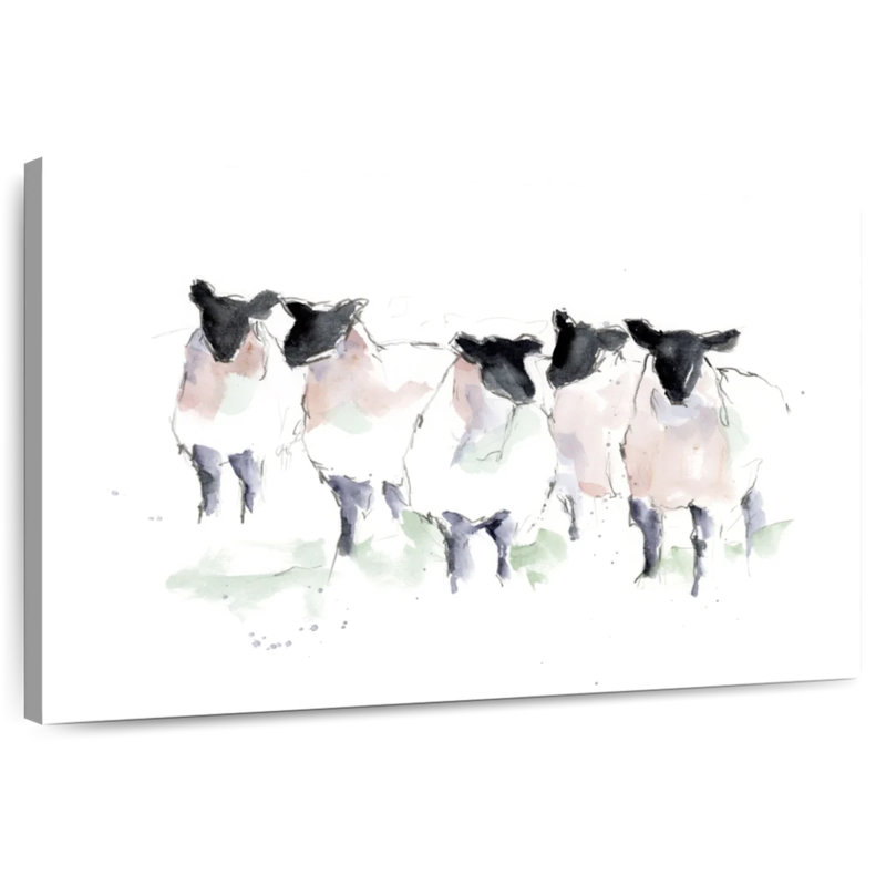 Brampt Minimalist Watercolor Sheep I, 34" H x 51" W