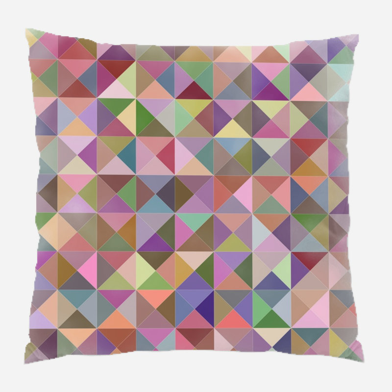 Coussin décoratif triangulaire