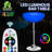 Lindella LED Light Up 16 Colour Changing Bar Stool Table