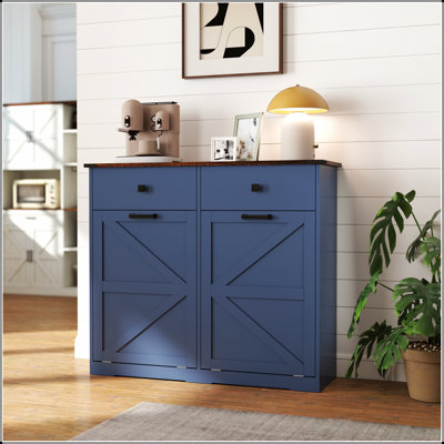 Armoire poubelle à double inclinaison pour 20 gallons Farmhouse