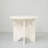Sculptural Marble Table with Interlocking Base-516538622