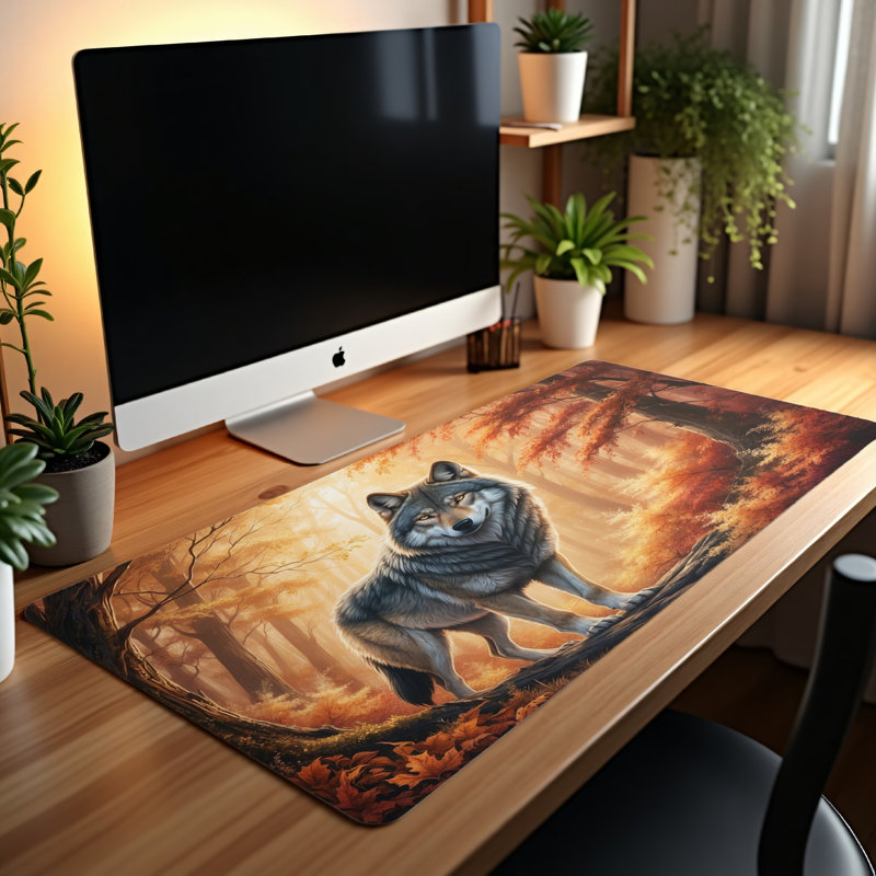 Polyester Desk Pad, 31.5x15.5