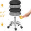 Backed Adjustable Height Ergonomic Lab Stool with Footrest