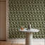 Wildflower - Olive Ivory Botanical Wallpaper