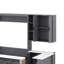 Grand lit escamotable avec élévateur hydraulique, lit mural pliable avec canapé, tablettes de rangement, charge USB et éclairage DEL-1500443324