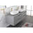 24 In. Rectangular Bathroom Sink - White Color Above Counter Installation Surface To Impact And Fading 24"X14" Vessel Hygienic Material-1254824293