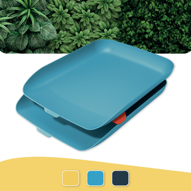 Cosy Plastic Desk Organiser, Blue