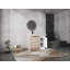 Meuble-lavabo autoportant avec lavabo en céramique et armoires de rangement, porte à fermeture douce-319161355-319161354