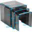 Mariana Glass Top Sled Nesting Tables-20100539