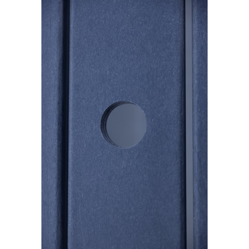 Ensemble repas d'extérieur pivotant rectangulaire en PEHD Tuscany 7 personnes, gris