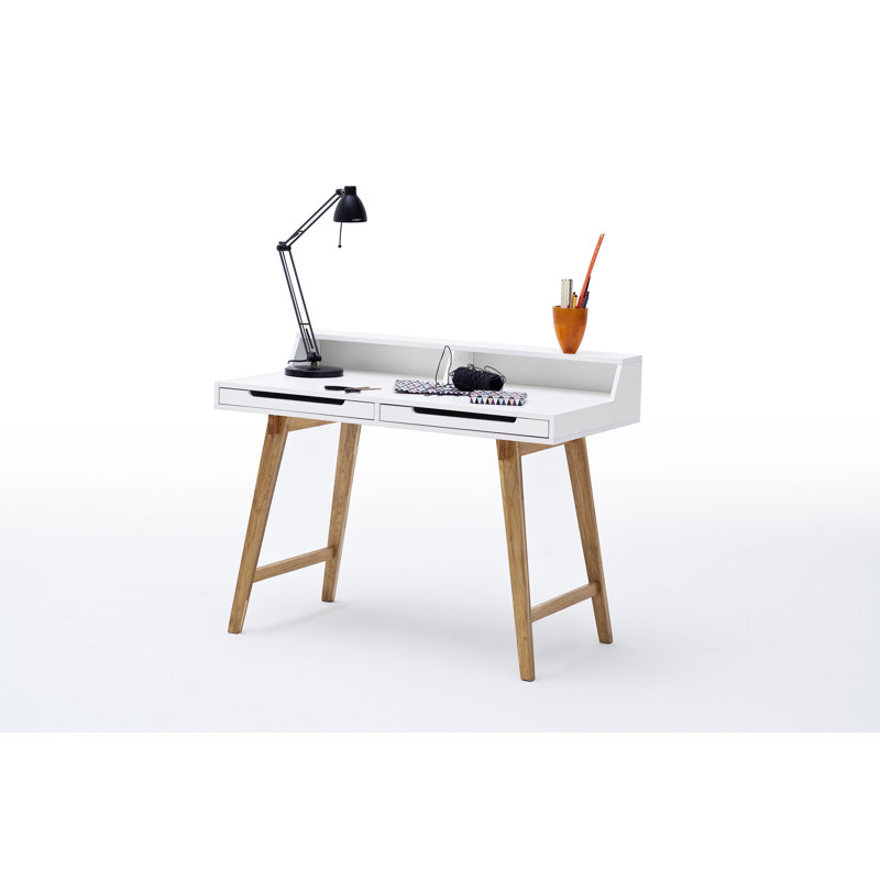 Padula Solid Wood Base Writing Desk