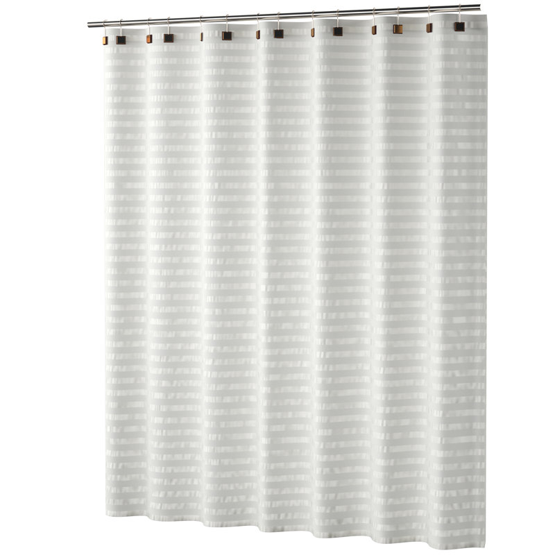 Highpoint Cotton Shower Curtain, Ivory