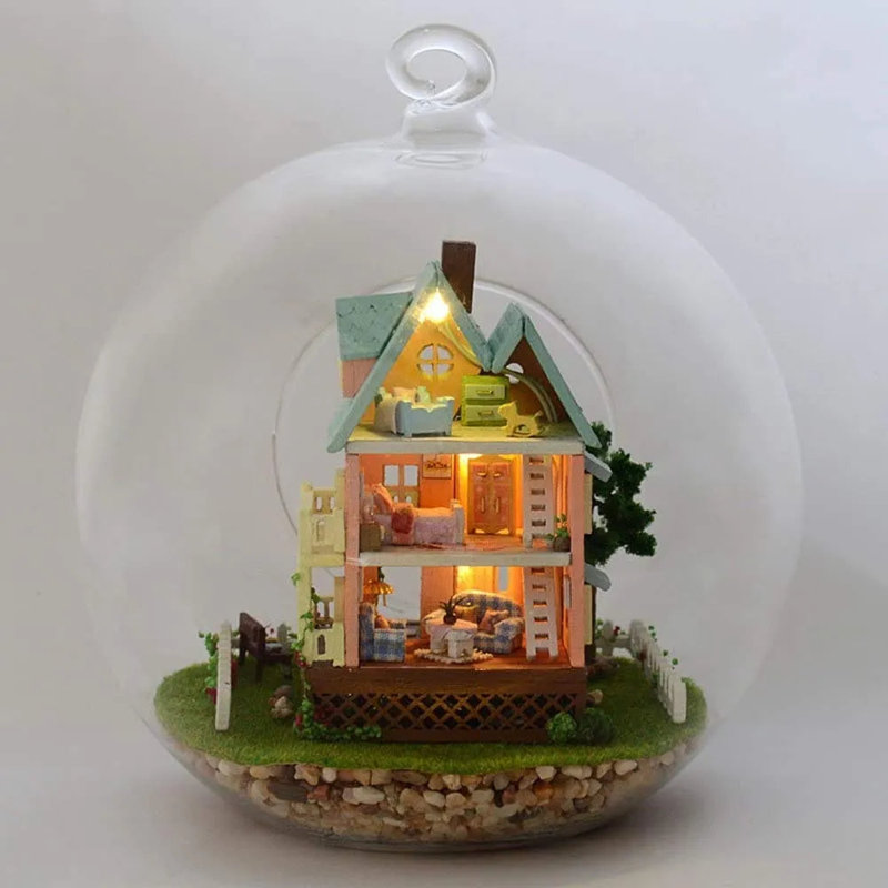 Ensemble de chambre miniature Wizardi - Mini maison de poupée
