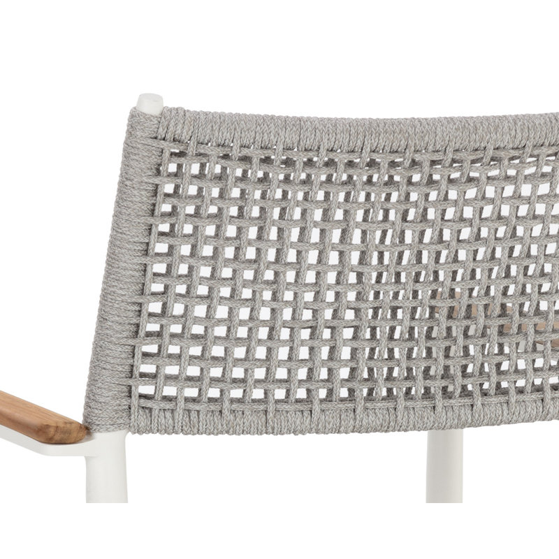 Outdoor Dining Armchair, White