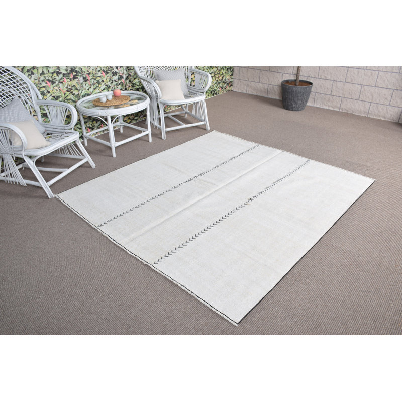Tapis antique en chanvre turc Boho