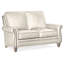 Reddish Leather Loveseat-161546518-161546609-161546612
