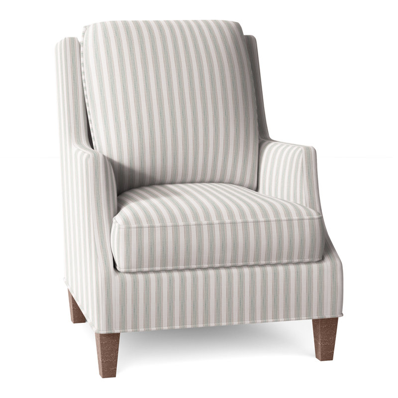 Fauteuil l 31,5 po Savannah, Noyer, Perigold Linnaeus Indigo
