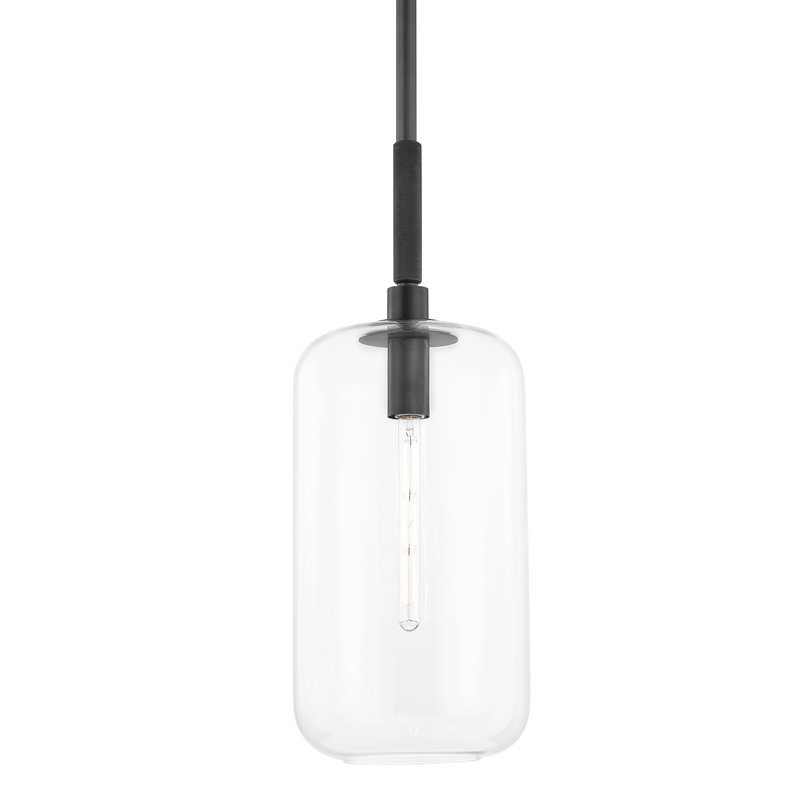 Luminaire suspendu, Laiton vieilli, H 30 po x l 11 po x P 11 po