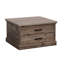Table basse en bois de pin rustique avec tiroirs spacieux et rangement ouvert, parfaite pour les espaces de vie modernes et traditionnels-1563778285