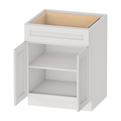 Kindwood Eco Shaker Ready-to-Assemble Base Cabinet with Doors and Drawer