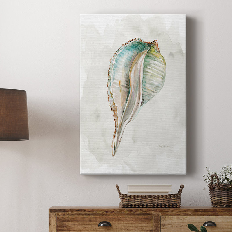 Pastel Shell I -Custom Wrapped Gallery Cavas, 60" H x 40" W