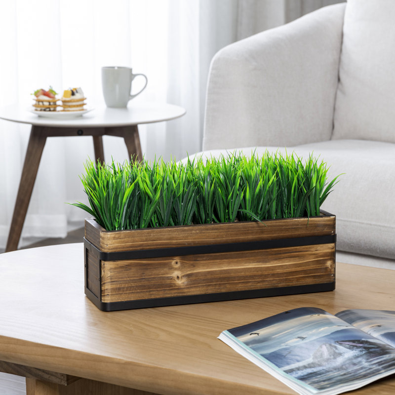 Fausse plante artificielle en bois