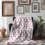 Couverture en sherpa de qualité supérieure Heartbeats - rose 1 pièce-100496588