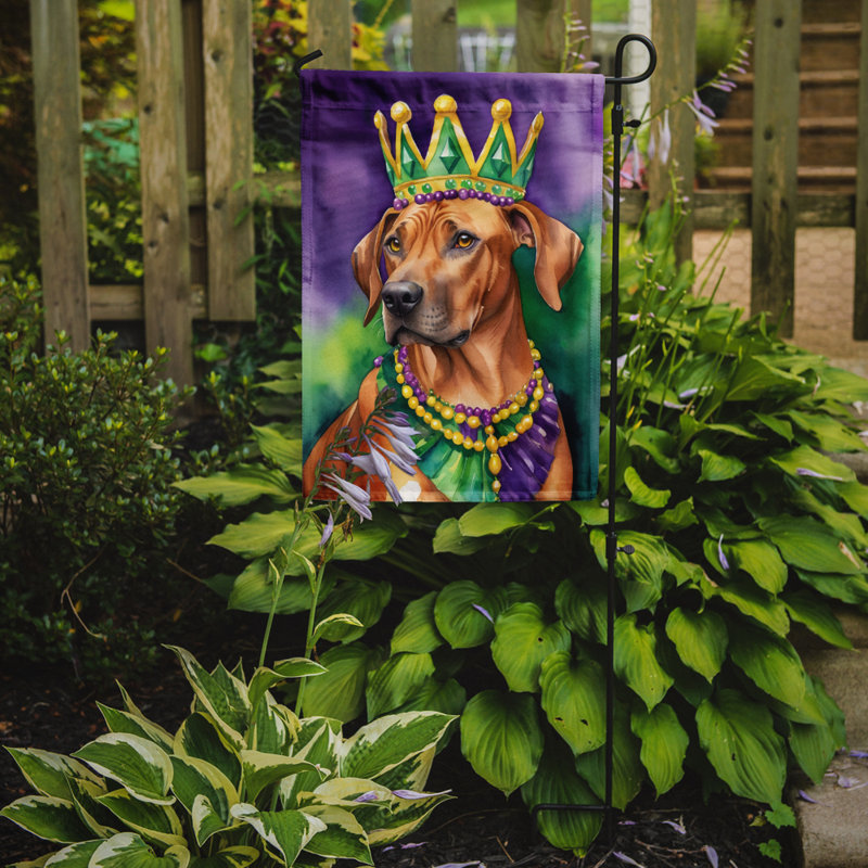 Drapeau de jardin double en polyester H 15,5 po x l 11,25 po
