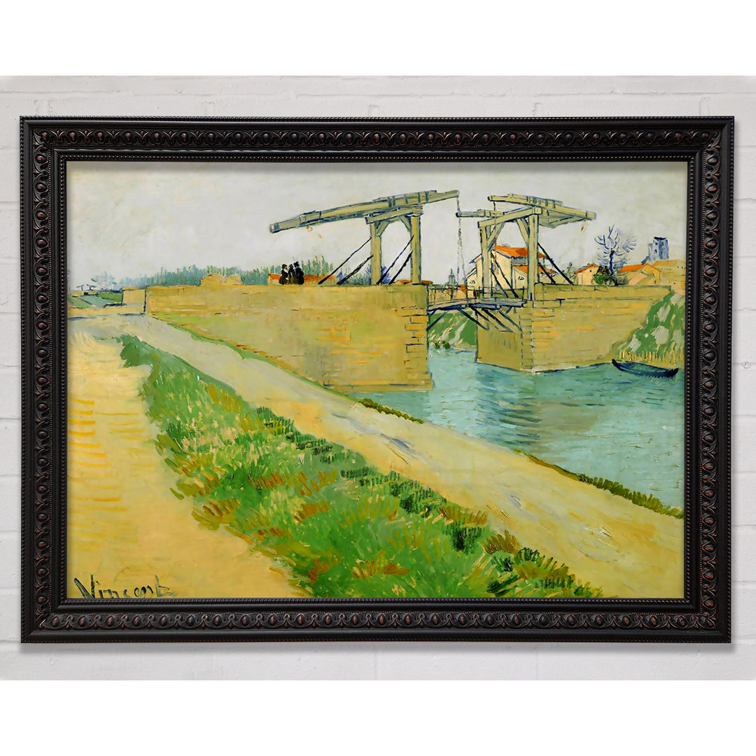 Die Langlois-Brücke von Vincent Van Gogh - Einzelne Bilderrahmen Kunstdrucke