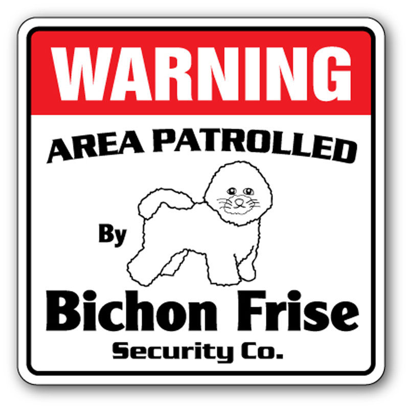 Signe rustique Bellingen Beware Bewon Frise, H 12 po x l 18 po x P 0,1 po