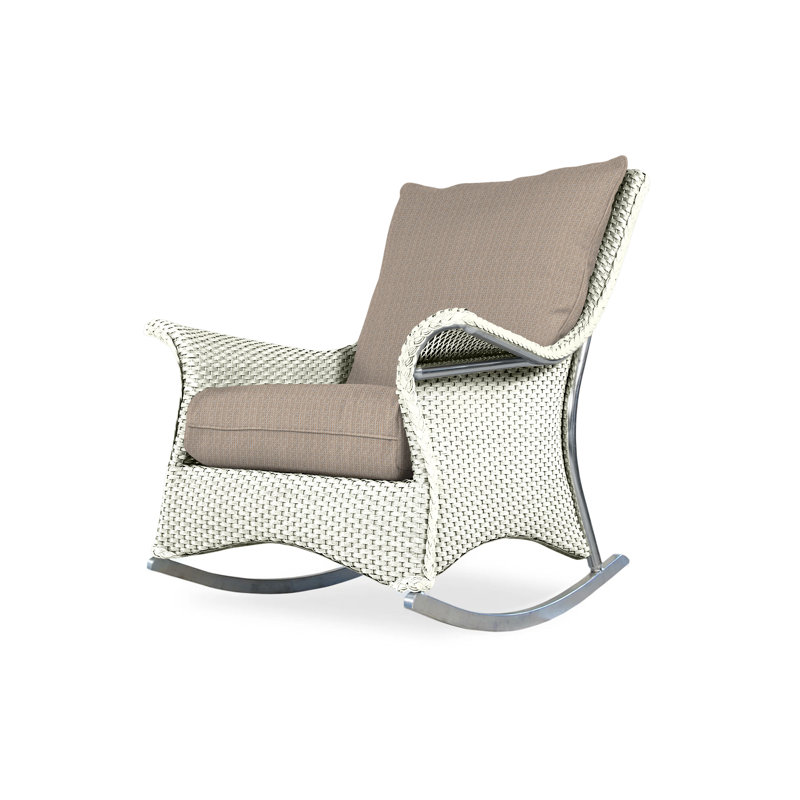 Mandalay Outdoor Chair, White, Demo Oatmeal