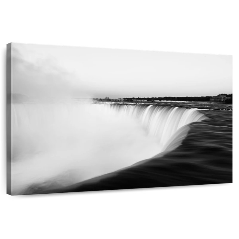 Chutes du Niagara monochromes Alvord, H 16 po x l 24 po