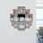 Kell 35.43"H X 35.43"W Floating Bookcase