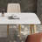 Italian luxury style rectangular dining table sets-106924469