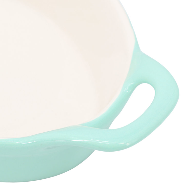 Martha Stewart Vanowen 1.2 Quart Stoneware Oval Baker in Blue
