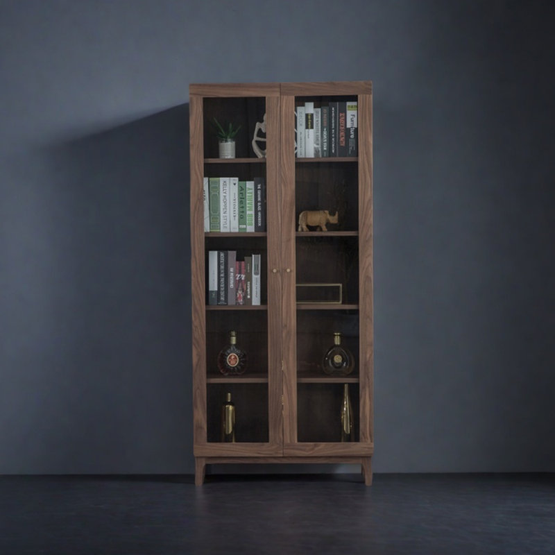 Light luxury unique design bookcase