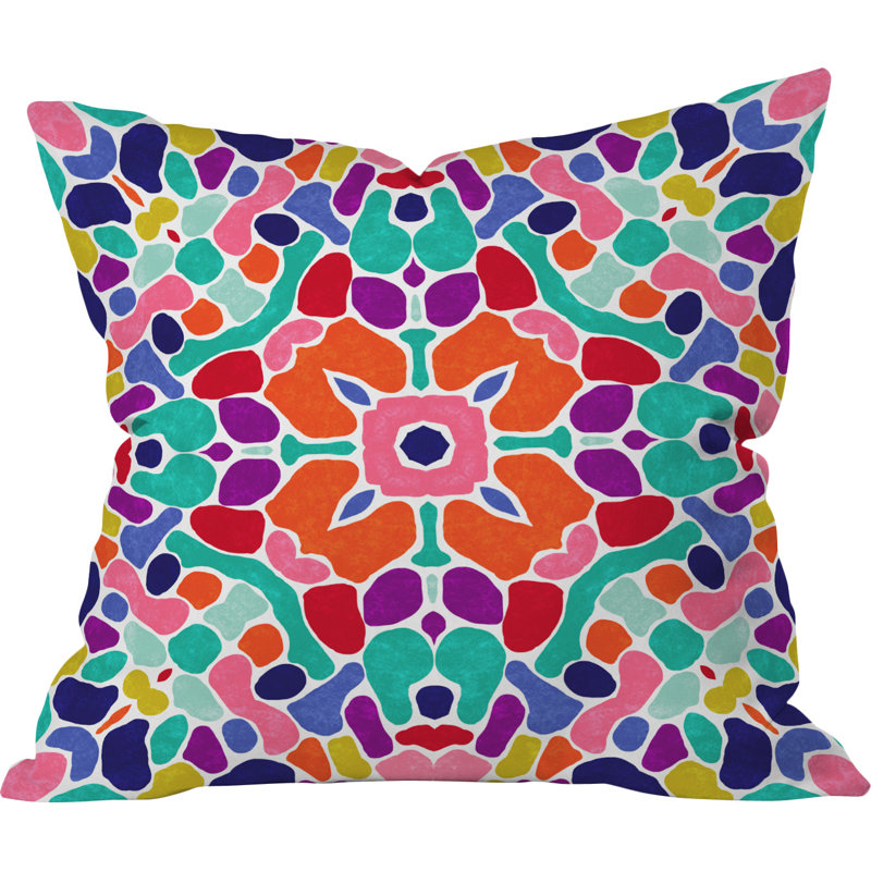 Boho I Outdoor Throw Pillow