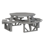 Outdoor Octagon Picnic Table