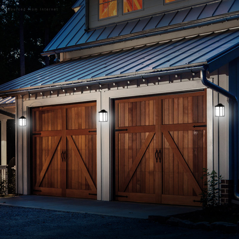 Ivesdale LED 3CCT Dusk to Dawn Outdoor Wall Light, 1 Light