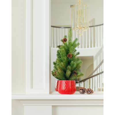 Arbre de Noël vert 23,5 po