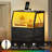 Travison 4 Drawer 37" Tall Nightstand with Charging Station and LED Lights, Modern Black Nightstand with Built-in USB & AC Outlets For Bedroom, Bedside Table With Open Storage Shelves-469951275